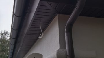 Half-round gutters installed in Destin