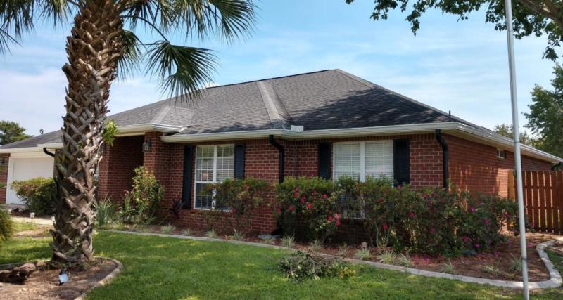 Seamless gutters in Navarre 48
